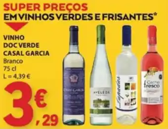 E.Leclerc vinho doc verde casal garcia branco promoção