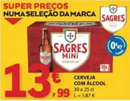 E.Leclerc Sagres mini cerveja promoção