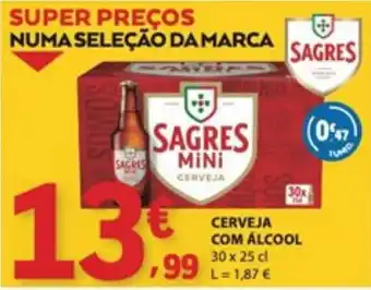 E.Leclerc Sagres mini cerveja promoção