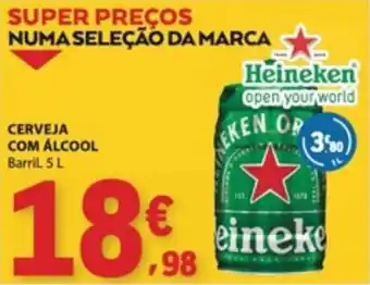 E.Leclerc Cerveja com álcool heineken promoção
