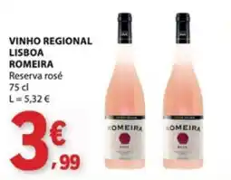 E.Leclerc vinho regional lisboa romeira reserva rosé promoção