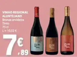 E.Leclerc vinho regional alentejano bronze ervideira tinto promoção