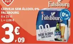 E.Leclerc Cerveja sem álcool 0% falsbourg promoção