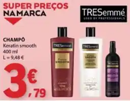 E.Leclerc Tresemme champô keratin smooth promoção