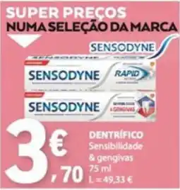E.Leclerc Sensodyne dentrífico sensibilidade & gengivas promoção