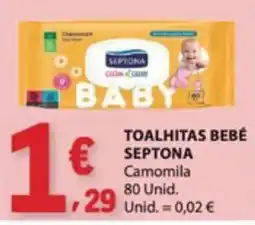 E.Leclerc toalhitas bebé septona promoção