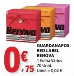 E.Leclerc guardanapos red label renova promoção