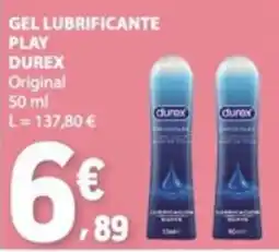 E.Leclerc Gel lubrificante play durex original promoção