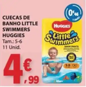 E.Leclerc Cuecas de banho little swimmers huggies promoção