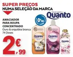 E.Leclerc Amaciador para roupa concentrado ouro & orquidea branca quanto promoção