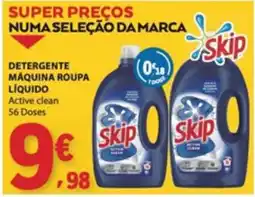 E.Leclerc Detergente máquina roupa líquido active clean skip promoção