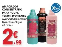 E.Leclerc amaciador concentrado para roupa tesori d'oriente promoção