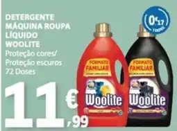 E.Leclerc Detergente máquina roupa líquido woolite promoção