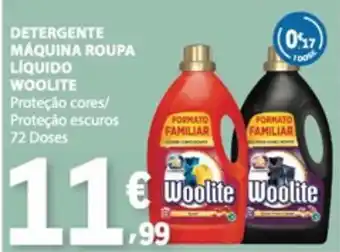 E.Leclerc Detergente máquina roupa líquido woolite promoção