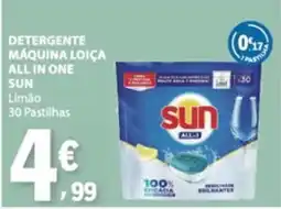 E.Leclerc Detergente máquina loiça all in one sun limão promoção