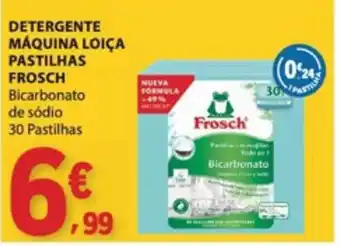 E.Leclerc Detergente máquina loiça pastilhas frosch bicarbonato de sódio promoção