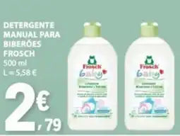 E.Leclerc detergente manual para biberões frosch promoção