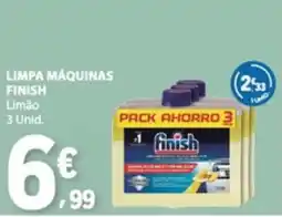 E.Leclerc Limpa máquinas finish limão promoção