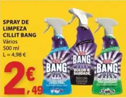 E.Leclerc spray de limpeza cillit bang promoção