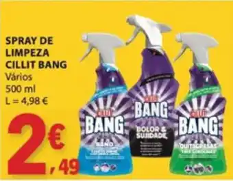 E.Leclerc spray de limpeza cillit bang promoção