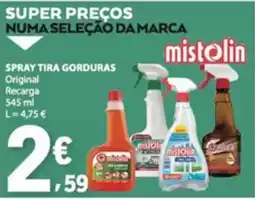 E.Leclerc spray tira gorduras mistolin promoção