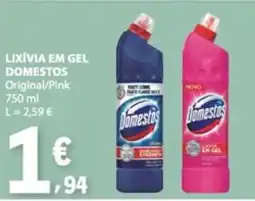 E.Leclerc Lixívia em gel domestos original/pink promoção