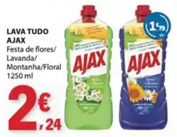 E.Leclerc lava tudo ajax festa de flores/lavanda/montanha/floral promoção