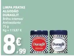 E.Leclerc limpa pratas algodão duraglit promoção
