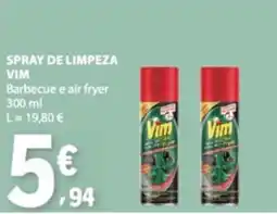 E.Leclerc Spray de limpeza vim barbecue e air fryer promoção