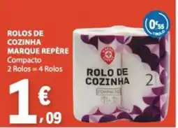 E.Leclerc Rolo de cozinha marque repère compacto promoção
