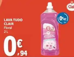 E.Leclerc lava tudo clair floral promoção