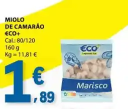E.Leclerc miolo de camarão eco+ promoção