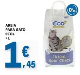 E.Leclerc Areia para gato eco+ promoção