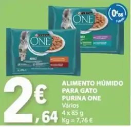 E.Leclerc alimento húmido para gato purina one promoção