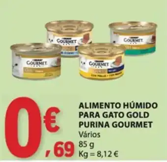 E.Leclerc Alimento húmido para gato gold purina gourmet promoção