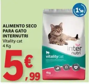 E.Leclerc Alimento seco para gato internutri vitality cat promoção