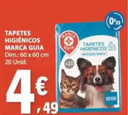 E.Leclerc Tapetes higiénicos marca guia promoção