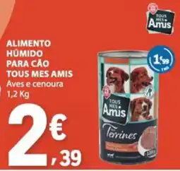 E.Leclerc Alimento humido para cão tous mes amis promoção