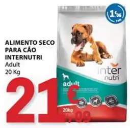 E.Leclerc alimento seco para cão internutri adult promoção