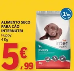E.Leclerc alimento seco para cão internutri puppy promoção