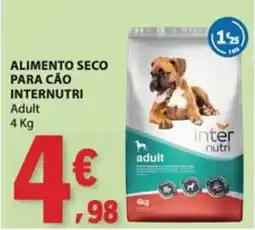 E.Leclerc alimento seco para cão internutri adult promoção