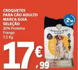 E.Leclerc Croquetes para cão adulto marca guia seleção promoção