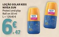 E.Leclerc Loção solar kids nivea sun promoção