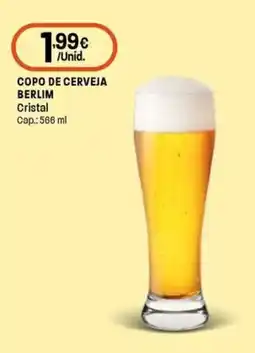 Intermarché Copo de cerveja berlim cristal promoção