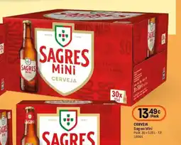 Intermarché Cerveja sagres mini promoção