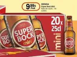 Intermarché Cerveja super bock mini promoção