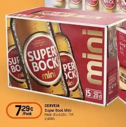 Intermarché Cerveja super bock mini promoção