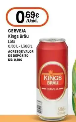 Intermarché Cerveja kings bräu promoção