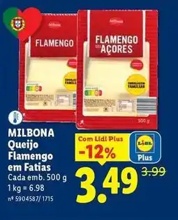 Lidl Milbona - queijo flamengo em fatias promoção
