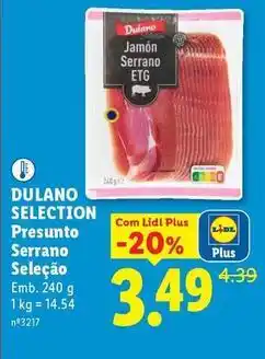 Lidl Dulano - selection presunto serrano promoção